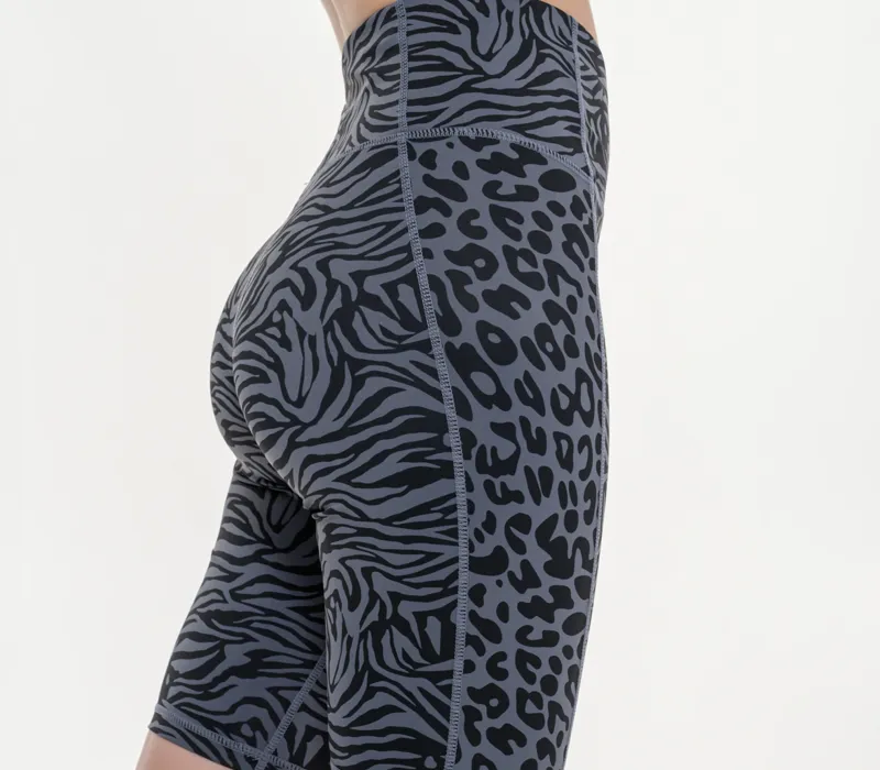 Women's athletic cycling leggings with animal print-thumbPicture-3
