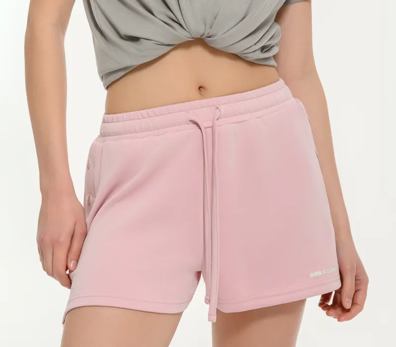 Women's shorts `DEMURE` with buttons on the side-thumbPicture-2