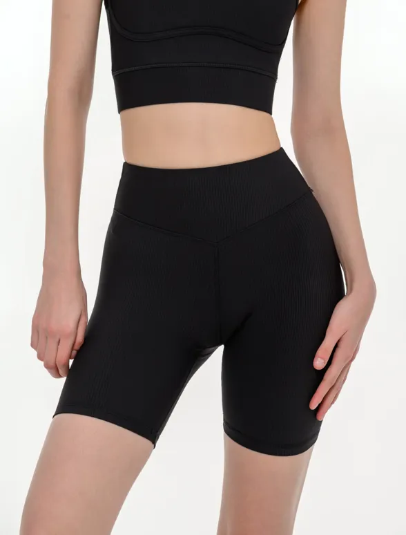 Γυναικείο rib αθλητικό ποδηλατικό κολάν `SOFTNESS GYM`-mainImage-1