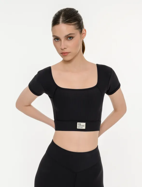 Γυναικείο αθλητικό rib μπουστάκι `SOFTNESS GYM`-mainImage-5