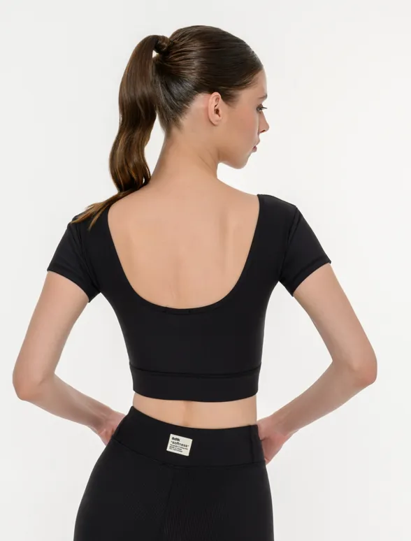 Γυναικείο αθλητικό rib μπουστάκι `SOFTNESS GYM`-mainImage-8