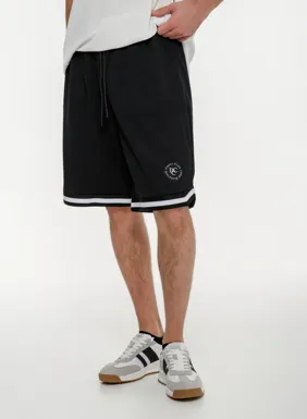 Mens sports shorts with stripe