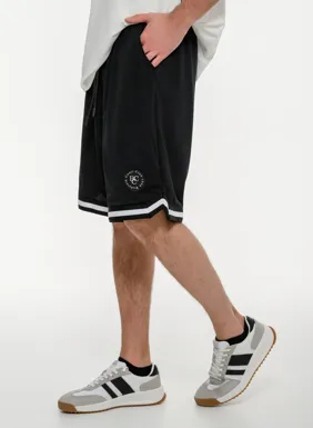 Mens sports shorts with stripe