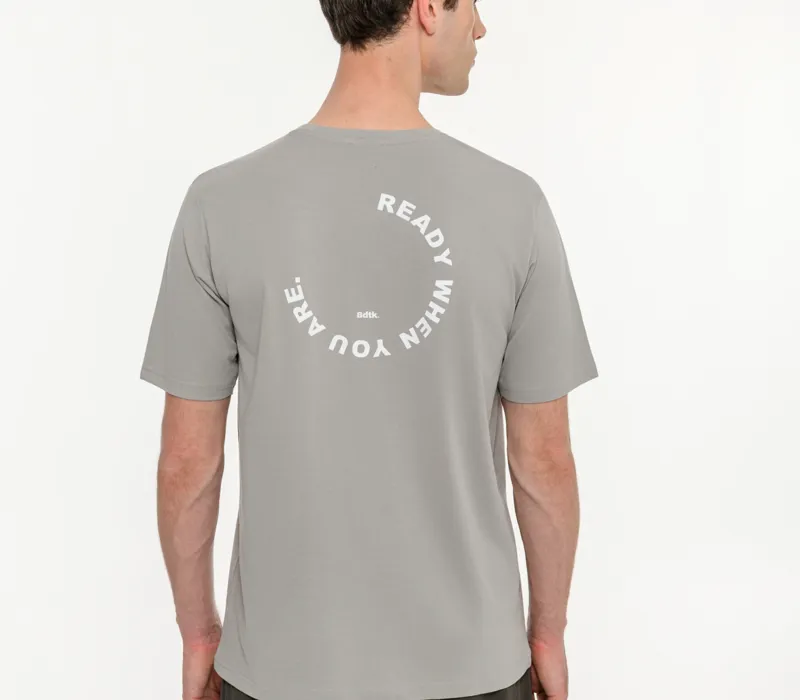 Ανδρικό κοντομάνικο t-shirt με τύπωμα στην πλάτη-thumbPicture-2