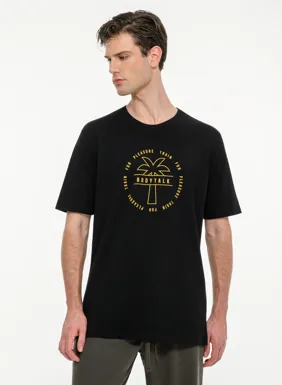 Ανδρικό κοντομάνικο t-shirt με τύπωμα