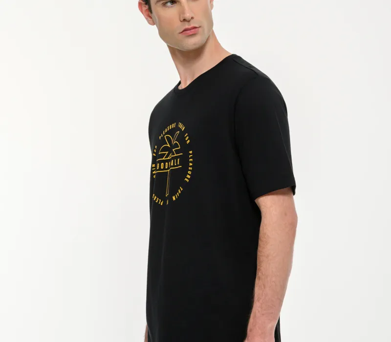 Ανδρικό κοντομάνικο t-shirt με τύπωμα-thumbPicture-2
