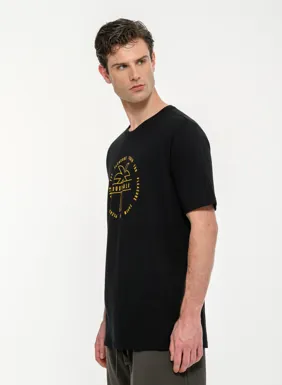 Ανδρικό κοντομάνικο t-shirt με τύπωμα