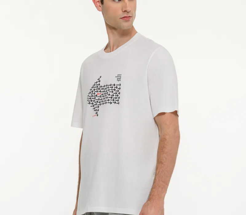 Ανδρικό κοντομάνικο t-shirt με τύπωμα-thumbPicture-2