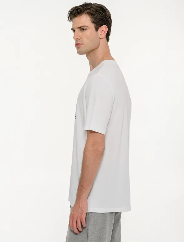 Ανδρικό κοντομάνικο t-shirt με τύπωμα-mainImage-3