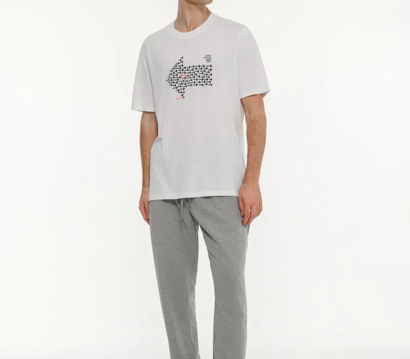 Ανδρικό κοντομάνικο t-shirt με τύπωμα-thumbPicture-5