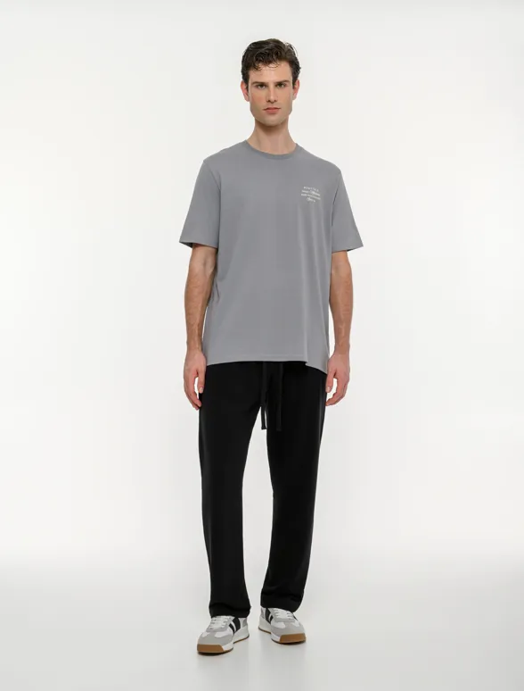 Ανδρικό κοντομάνικο t-shirt με τύπωμα-mainImage-5