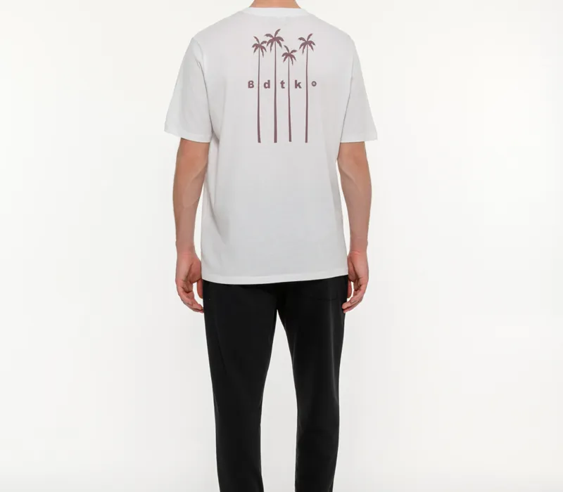 Ανδρικό κοντομάνικο t-shirt με τύπωμα στην πλάτη-thumbPicture-1