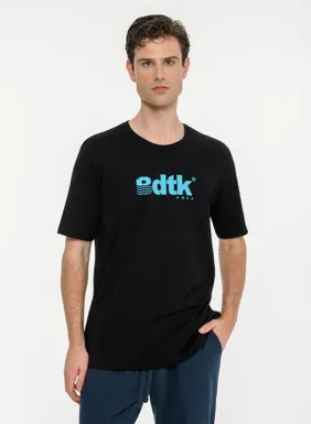 Ανδρικό κοντομάνικο t-shirt με τύπωμα bdtk