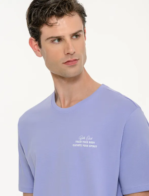 Ανδρικό κοντομάνικο t-shirt με τύπωμα-mainImage-2