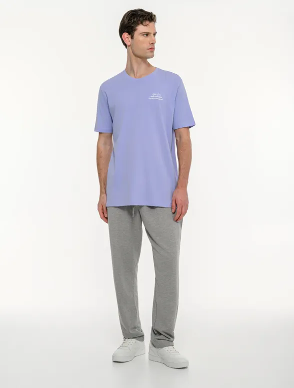 Ανδρικό κοντομάνικο t-shirt με τύπωμα-mainImage-5