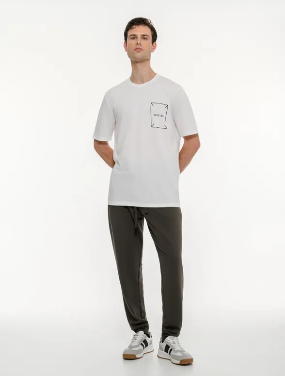 Ανδρικό κοντομάνικο t-shirt με τύπωμα-mainImage-1