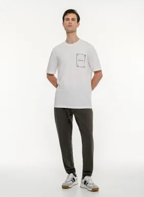 Ανδρικό κοντομάνικο t-shirt με τύπωμα
