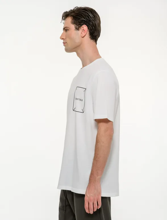 Ανδρικό κοντομάνικο t-shirt με τύπωμα-mainImage-2