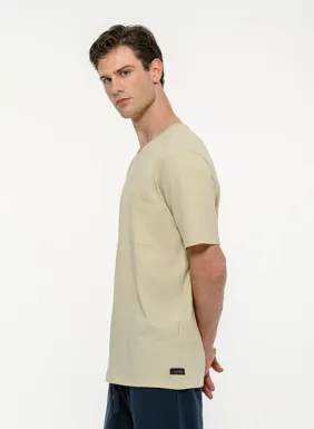 Ανδρικό κοντομάνικο t-shirt με τσέπη