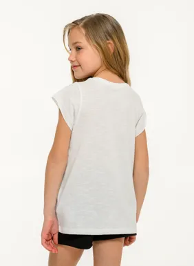 Παιδικό κοντομάνικο t-shirt για κοριτσια με τύπωμα
