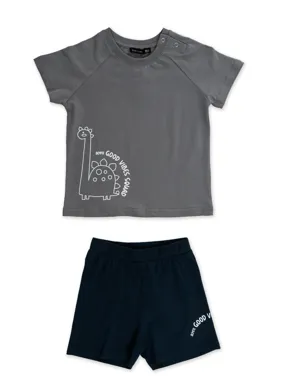 Βρεφικό σετ για αγόρια με t-shirt και σορτς 2τμχ