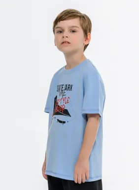Παιδικό κοντομάνικο t-shirt για αγόρια με τύπωμα