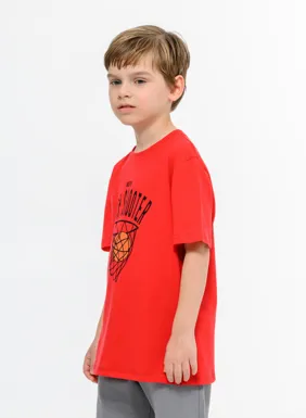Παιδικό κοντομάνικο t-shirt για αγόρια με τύπωμα
