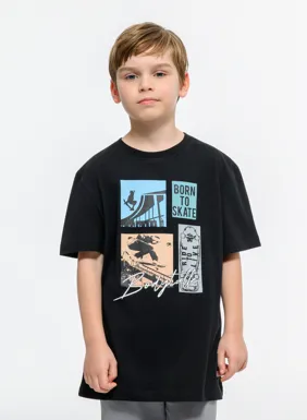 Παιδικό κοντομάνικο t-shirt για αγόρια με τύπωμα