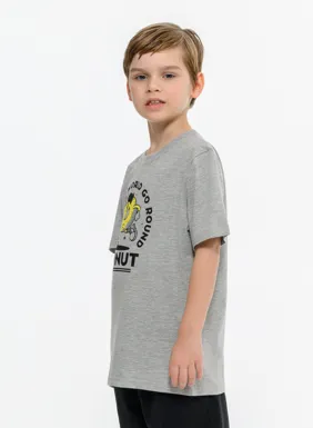 Παιδικό κοντομάνικο t-shirt για αγόρια με τύπωμα