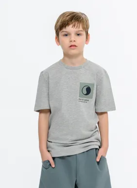 Παιδικό σετ για αγόρια με t-shirt, αμάνικο tank top και μακριά βερμούδα 3τμχ