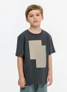 Παιδικό κοντομάνικο t-shirt με τύπωμα για αγόρια