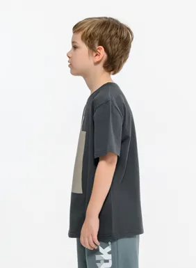 Παιδικό κοντομάνικο t-shirt με τύπωμα για αγόρια