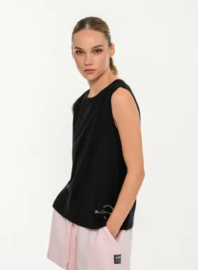 Γυναικείο αμάνικο tank top με άνοιγμα στην πλάτη