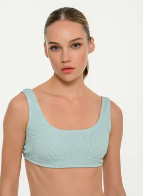 Γυναικείο bikini top μαγιό με ανάγλυφη υφή