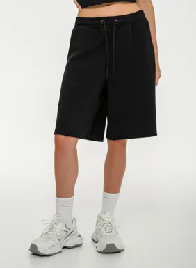 Women's sweatshirt Bermuda shorts with elastic