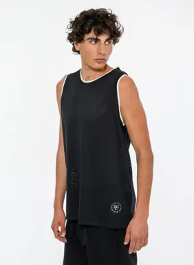 Mens sports perforated sleeveless top