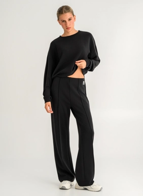 Γυναικείο wide leg φούτερ παντελόνι