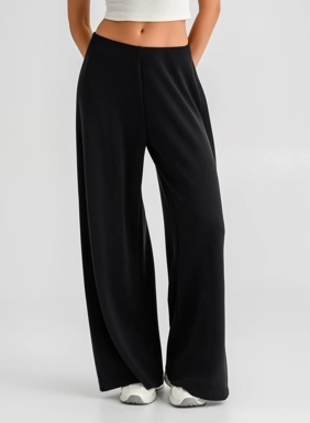 Γυναικείο wide leg φούτερ παντελόνι