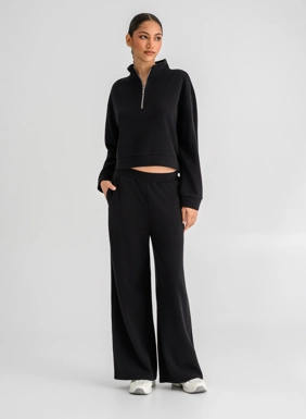 Γυναικεία φούτερ φόρμα wide leg 