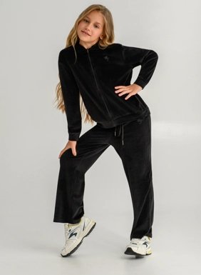 Children s velvet sweatpants for girls