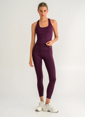 Γυναικείο αθλητικό crop top με print