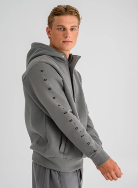 Men s sweatshirt with print on the sleeve