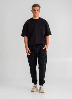 Ανδρική jogger φόρμα με κορδόνια